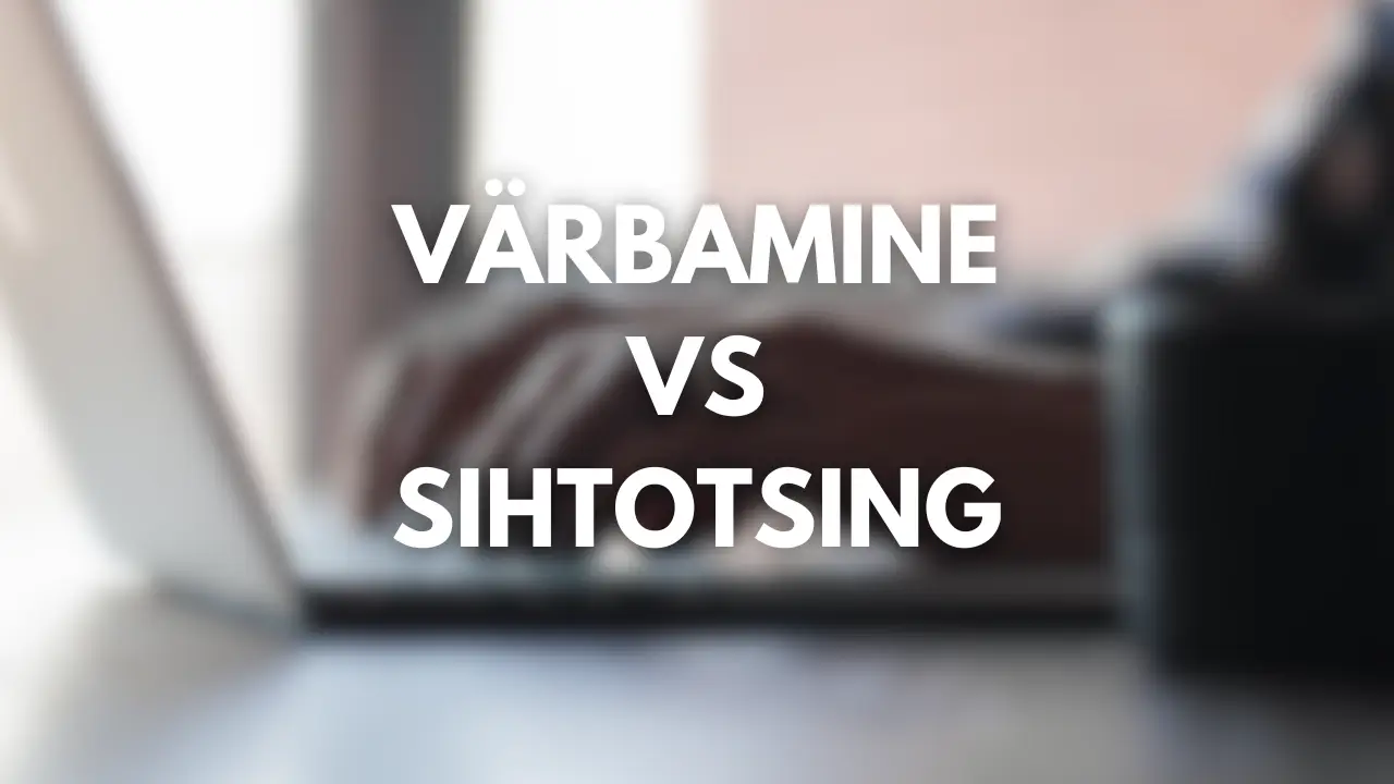 Värbamine või sihtotsing